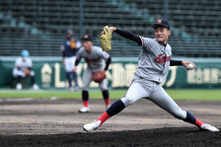 京都国際のピッチャー森下瑠大選手