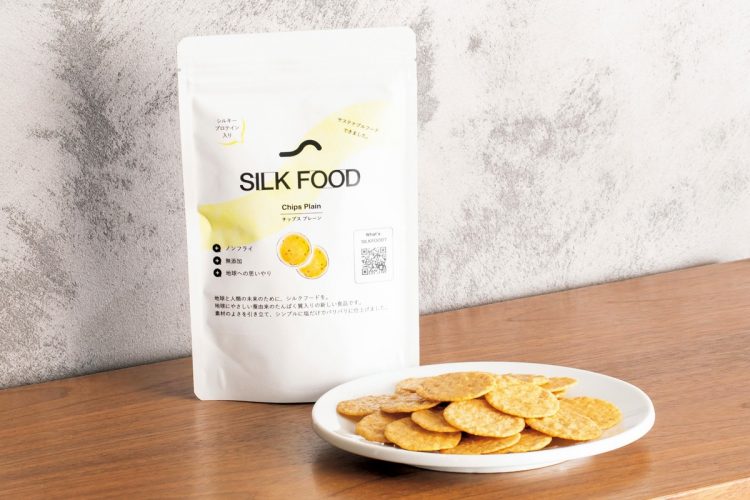SILKFOOD チップス (「エリー」。写真提供/同社)