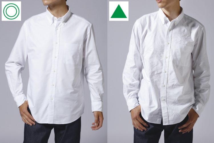 同じ白いコットンシャツでも、アイロンをかけた場合と、しわくちゃの状態とでは、イメージに大きな差が