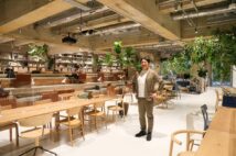 コクヨの黒田英邦社長(東京・港区のTHE CAMPUSにて)