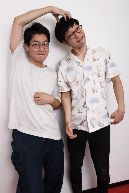 浦井のりひろ(左)と平井まさあき(右)