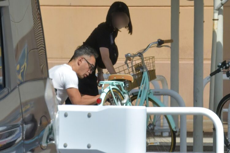 自転車に何かあったのか