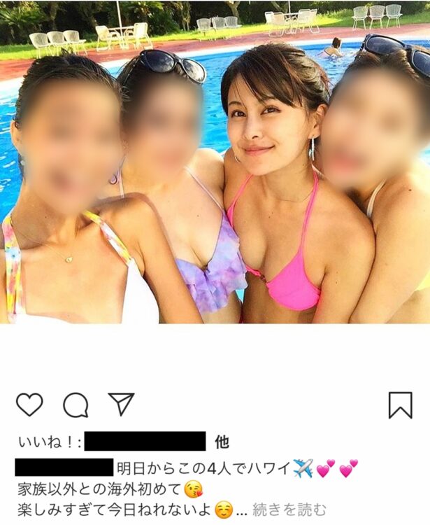 慶應育ちの〈生粋のお嬢さま〉（当時の松野未佳氏のインスタグラムより）