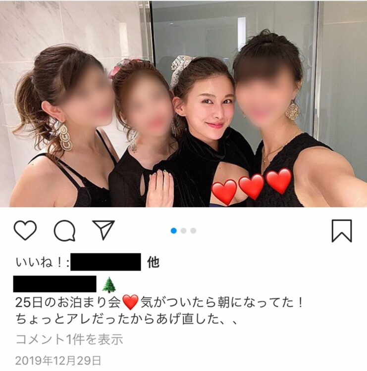 華麗なる日常を披露していた（当時の松野未佳氏のインスタグラムより）