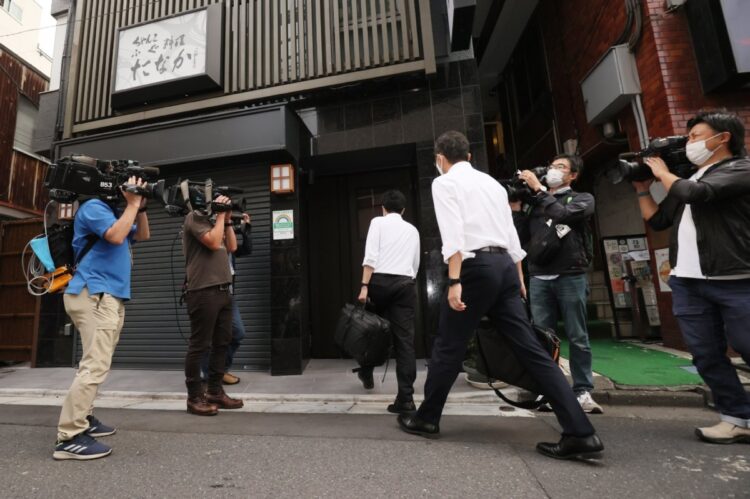 田中理事長の自宅の家宅捜索が行われた（写真／時事通信フォト）