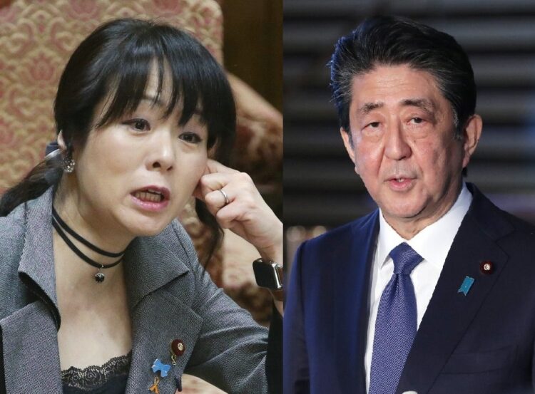 杉田水脈氏は安倍晋三元首相の推薦を受けて2017年に自民党から出馬したとされる