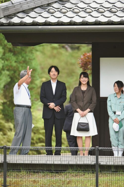 2014年7月、兵庫・県立コウノトリの郷公園（写真／雑誌協会代表取材）