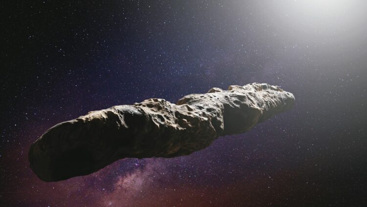 2017年10月：太陽系外から飛来した「謎の小惑星が地球に接近」（Getty Images）