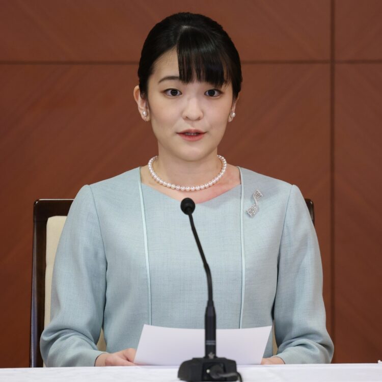 結婚への強い意志を表明した眞子さん（撮影／JMPA）