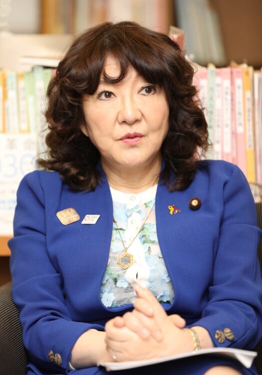 片山さつき（時事通信フォト）