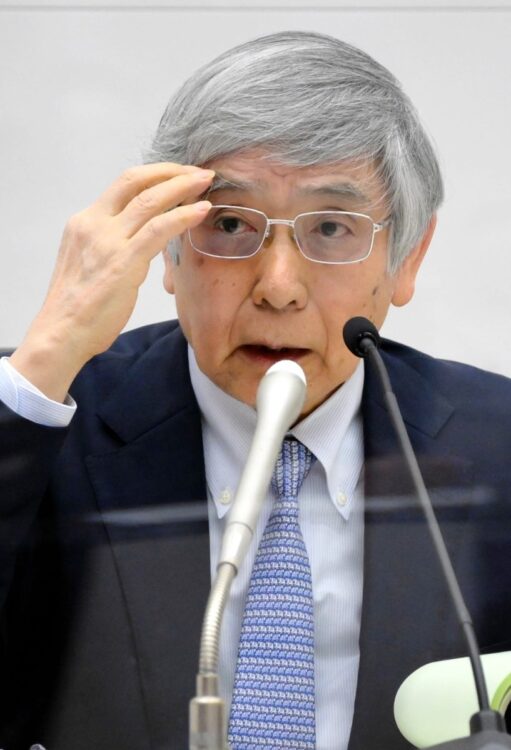 黒田東彦日銀総裁（時事通信フォト）