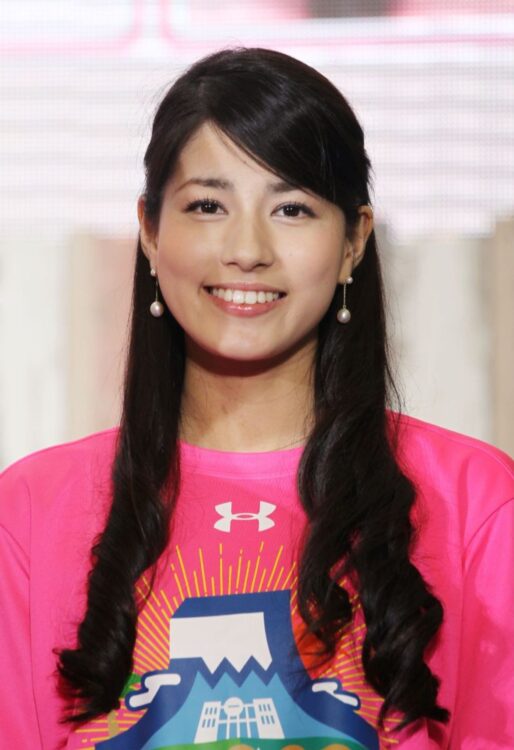 夏のイベント「お台場新大陸2014」の制作発表に登場した永島優美アナ（時事フォト）