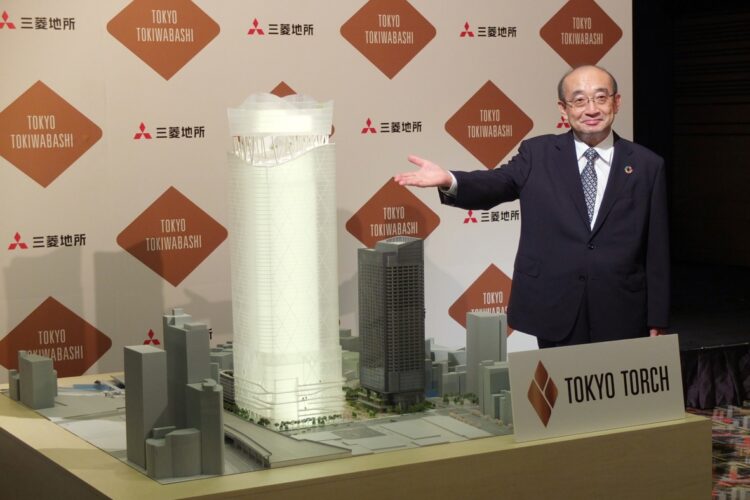 2027年度に東京駅日本橋口前に誕生する日本一高いビル「トウキョウトーチ」（時事通信フォト）