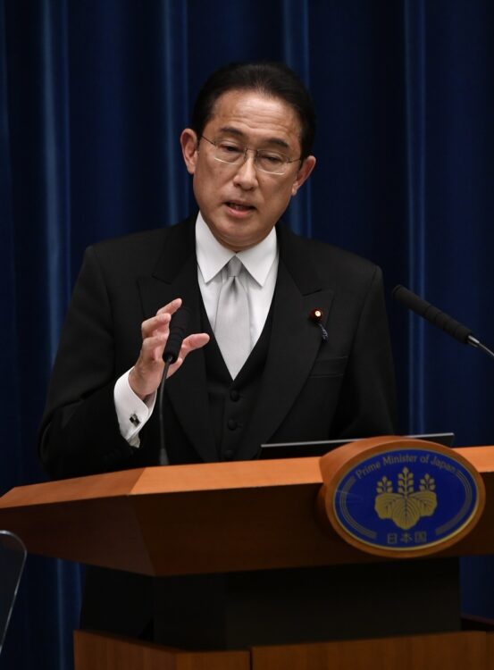 増税を巡り批判を受けている岸田首相