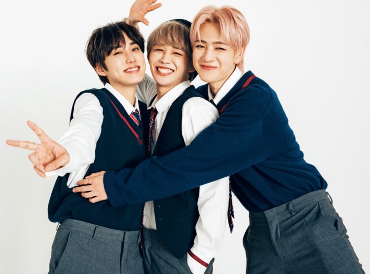 撮影中も仲睦まじいメンバーたち