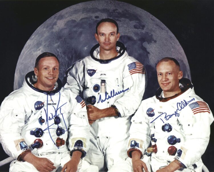 アポロ11号の乗組員（写真／AFP＝時事）
