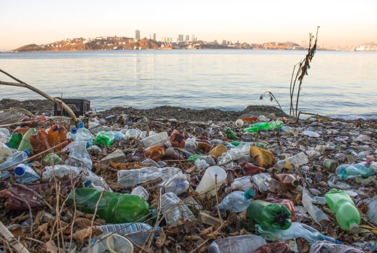 プラスチックゴミは毎年800万トンが新たに海に流れ出ている（Getty Images）