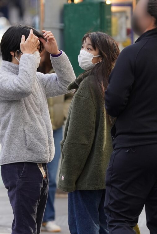 ニューヨークの街に溶け込む