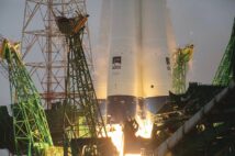 今年3月、デブリ回収のための実証衛星をバイコヌール宇宙基地から打ち上げた(写真提供/GK Launch Services)