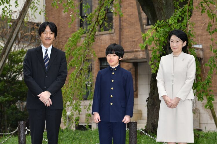 2019年4月に、悠仁さまはお茶の水中へご入学（写真／JMPA）