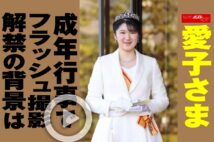 【動画】愛子さま 成年行事でフラッシュ撮影解禁の背景は