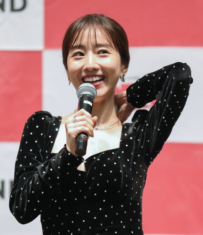 田中みな実（時事通信フォト）