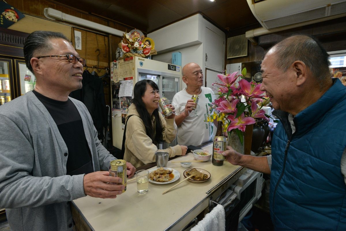 「心優しい店主のおかげで安心して飲める」と女性客にも評判
