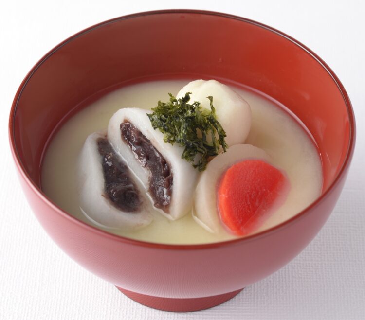 あんこが入った珍しい雑煮