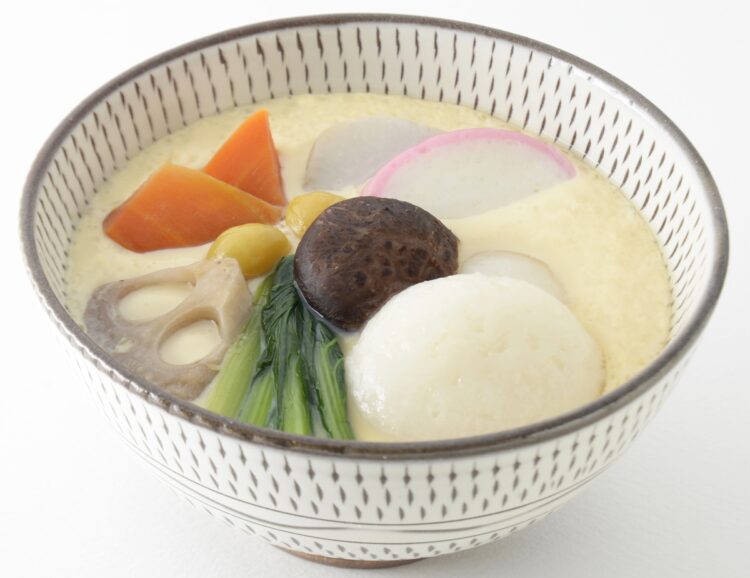 茶碗蒸しをベースに作られた雑煮