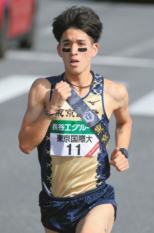 東京国際大の日本人エース丹所健（3年。写真／時事通信フォト）