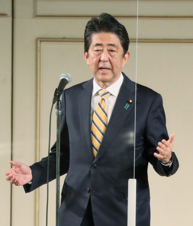 安倍晋三氏（時事通信フォト）