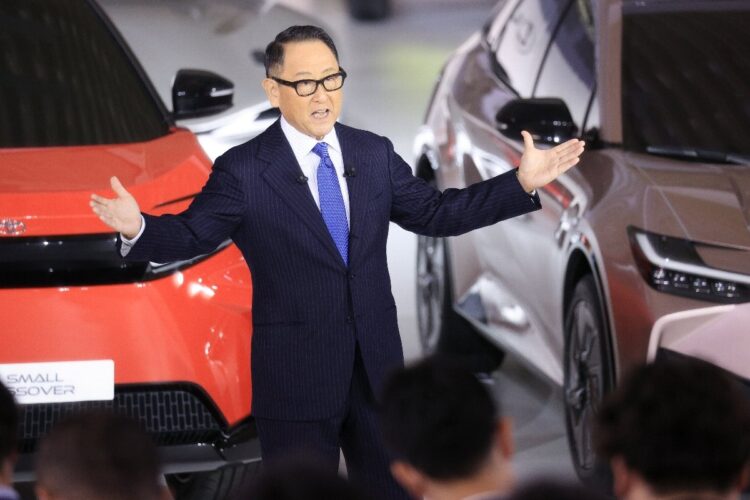 EV関連に４兆円を投資すると発表したトヨタ自動車・豊田章男社長