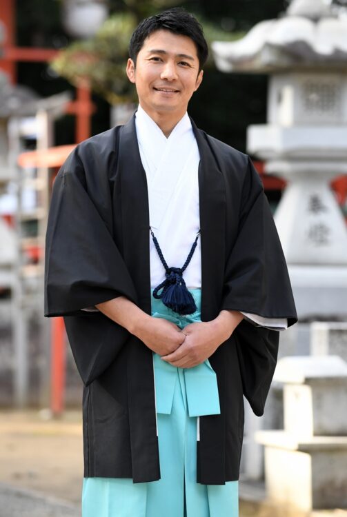 廣田八幡神社の櫻木崇浩さん　