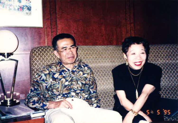 飲むのも食べるのも、おしゃべりも好きだった2人。いつも仲睦まじく、オトナの会話を楽しんだ