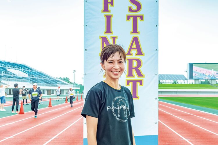 名古屋ウィメンズマラソンに参加した安田美沙子　＊13日発売のフォトエッセイ『安田美沙子のRunから始まる笑顔な暮らし』（小学館）より