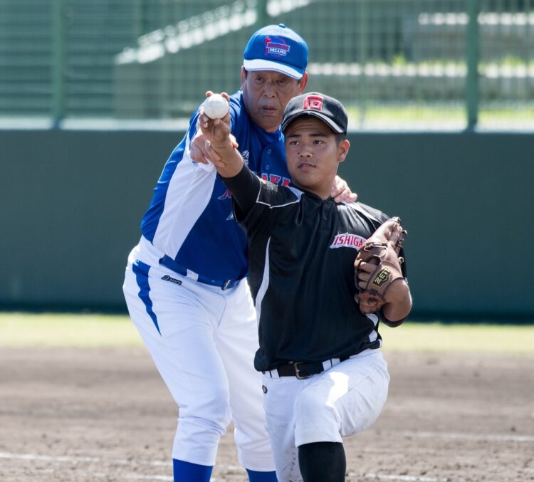 佐渡島の中学生も呼び村田兆治氏が開催していたのが離島甲子園だが、ついにプロ入りする選手が現れた（写真は2017年）