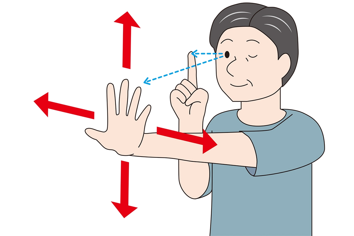 視力回復を目指す 人差し指遠近トレーニング 眼球ストレッチ のやり方 Newsポストセブン
