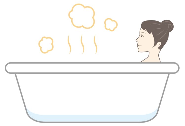 風呂は重炭酸浴で血圧安定