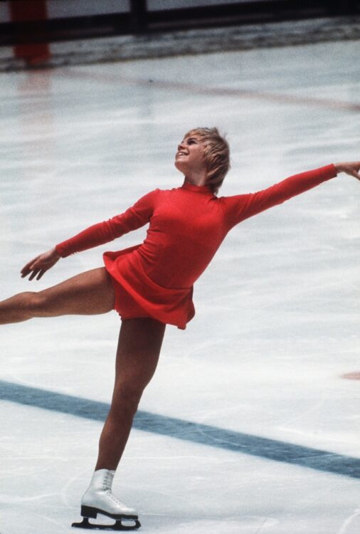 日本人のフィギュアスケート熱を高めたジャネット・リン。1972年札幌五輪の可憐な演技（時事通信フォト）
