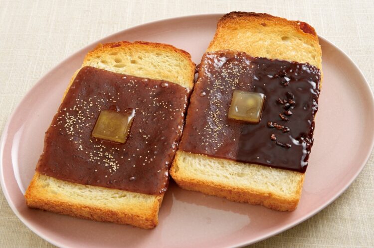 新感覚! パンにのせて焼くシート状のようかん