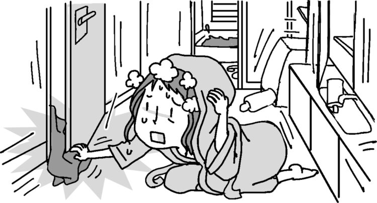 シャンプー中にグラッ