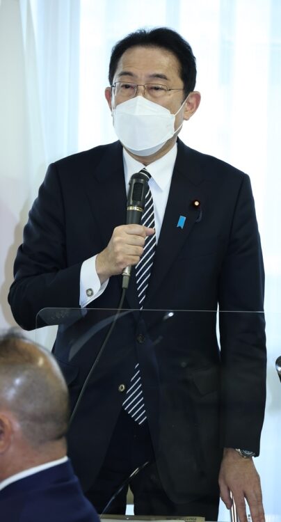 多くの自民党議員も入るのが議員宿舎（写真は3月初め。岸田総理大臣）