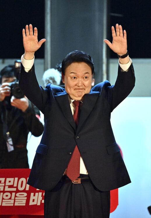 保守系最大野党「国民の力」の尹錫悦（ユン・ソクヨル）氏（写真／AFP＝時事）