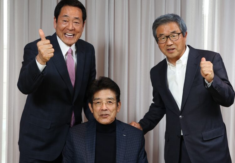 江本孟紀氏、中畑清氏、達川光男氏が座談会