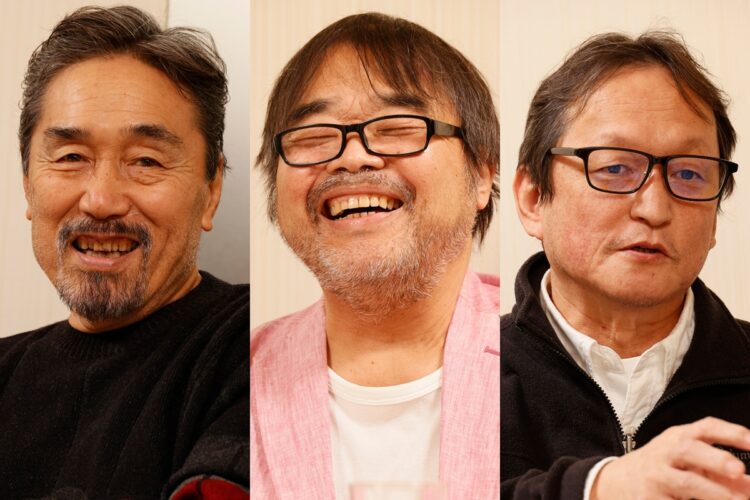 左から作家・黒川博行氏、お笑い芸人・グレート義太夫氏、ライター・大竹聡氏