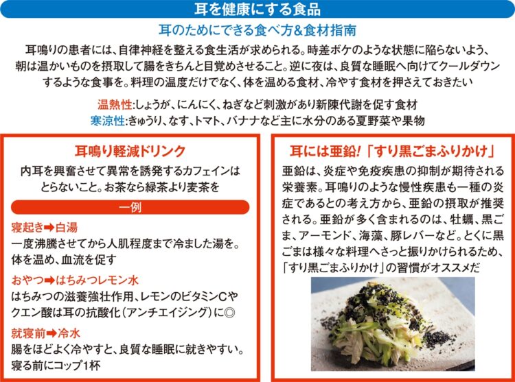 耳を健康にする食品