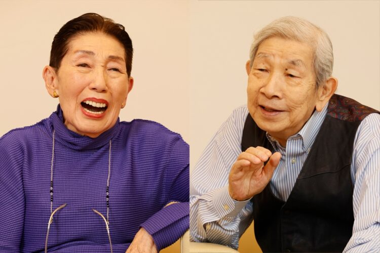 芸能レポーターの東海林のり子氏と前田忠明氏が対談