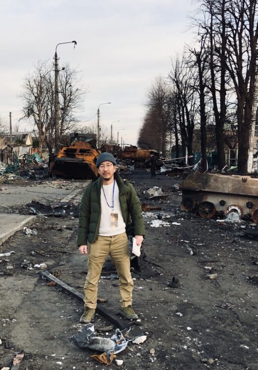 ウクライナで現地取材を続けるジャーナリスト・水谷竹秀氏（写真／本人提供）