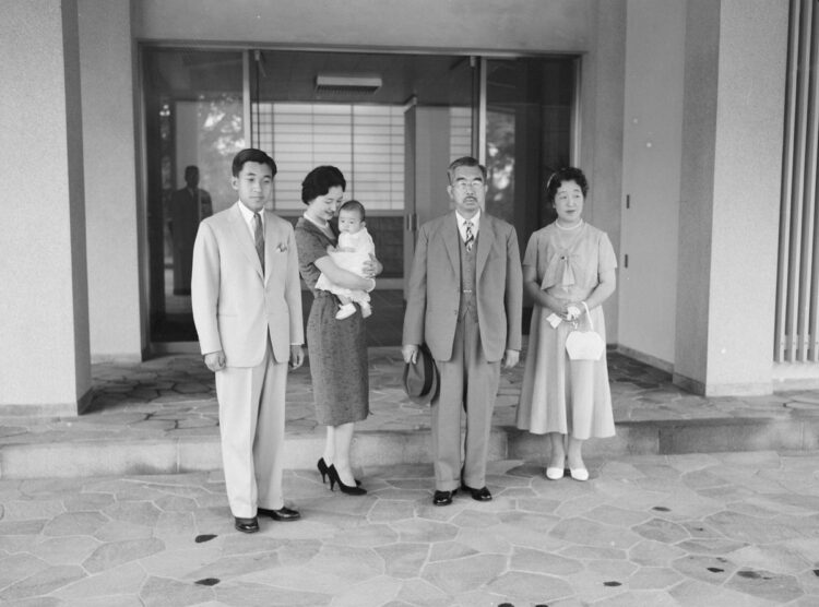 1960年　昭和天皇新東宮御所ご訪問