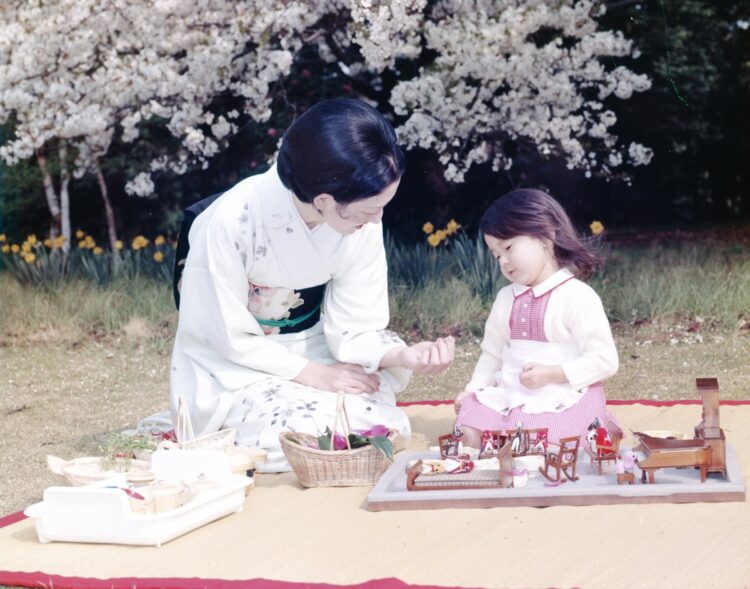 1973年　黒田清子さん4才に